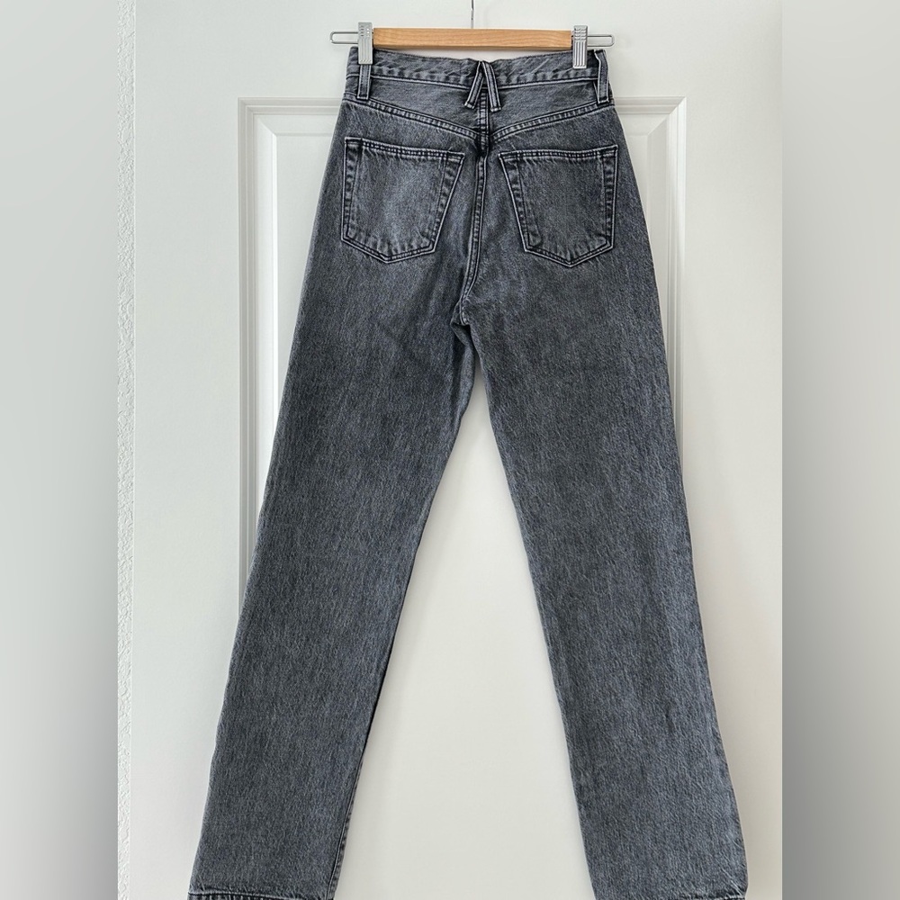 SLVRLAKE
London High Waist Straight Leg Jeans in
Color: After Hours - Picture 3 of 7